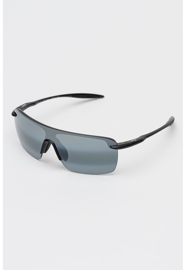 Ochelari de soare unisex shield polarizati Palulu - Negru