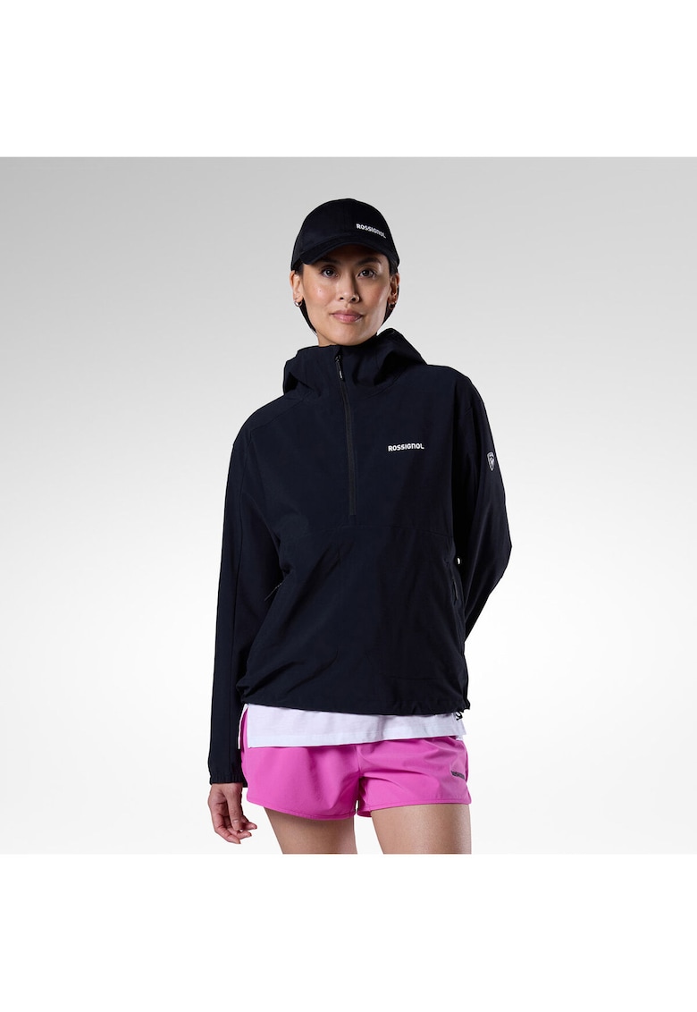 Hanorac dama W STRETCH ANORAK - negru - Negru