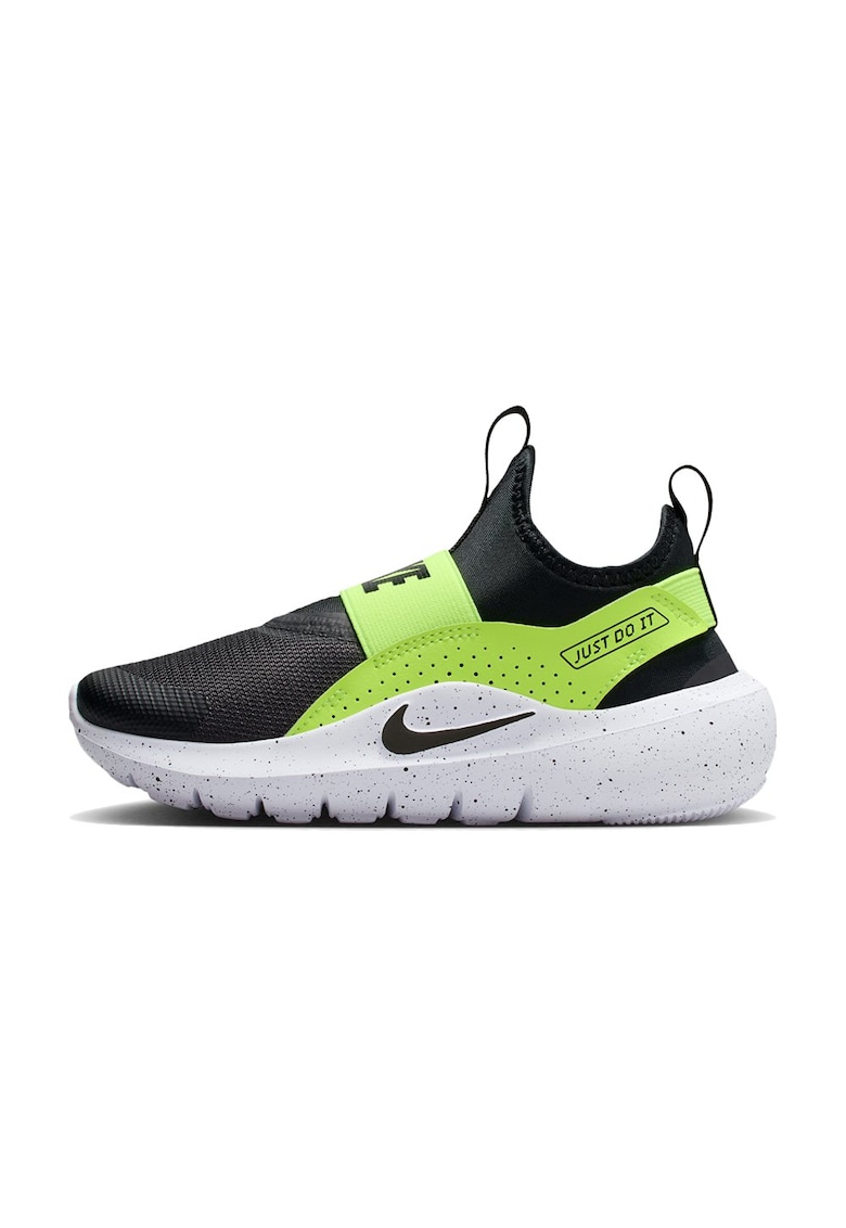 Pantofi slip-on Flex Runner 4 cu bareta elastica pentru alergare - Negru - Nike - imagine 1