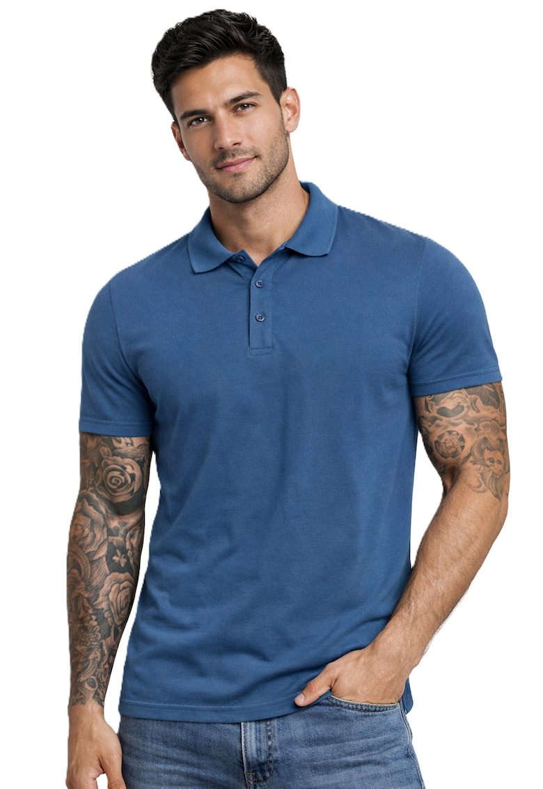 Tricou polo - Albastru