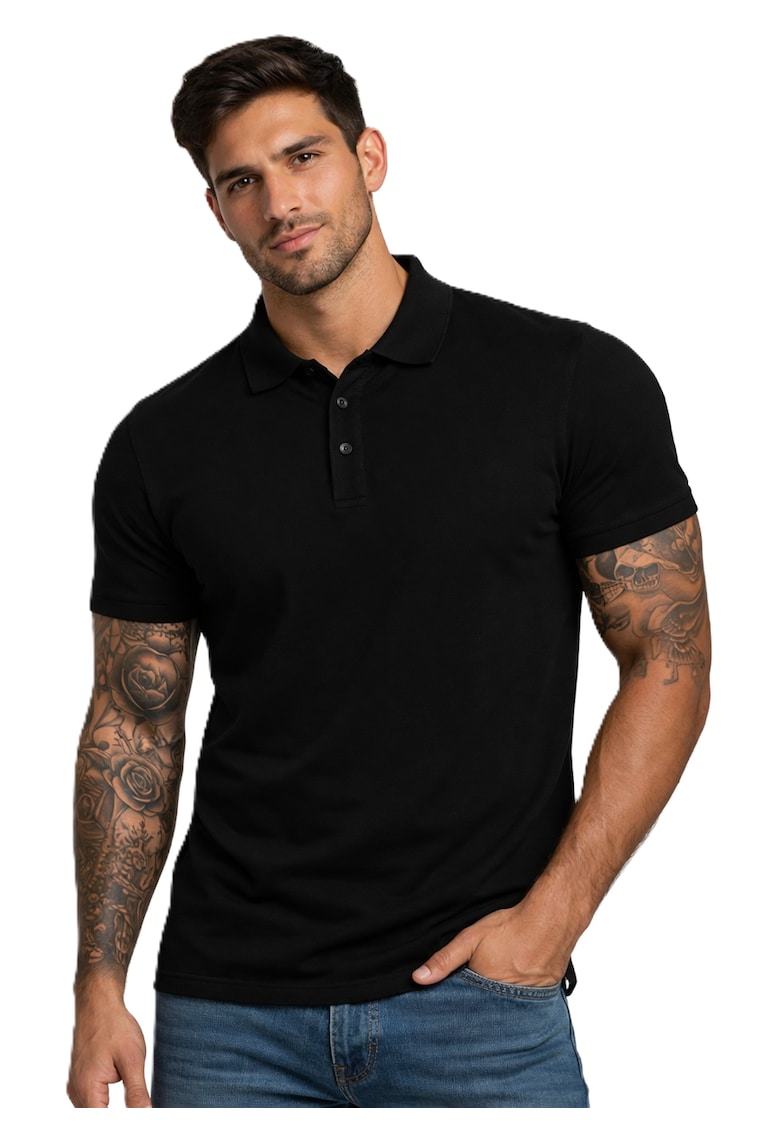 Tricou polo - Negru