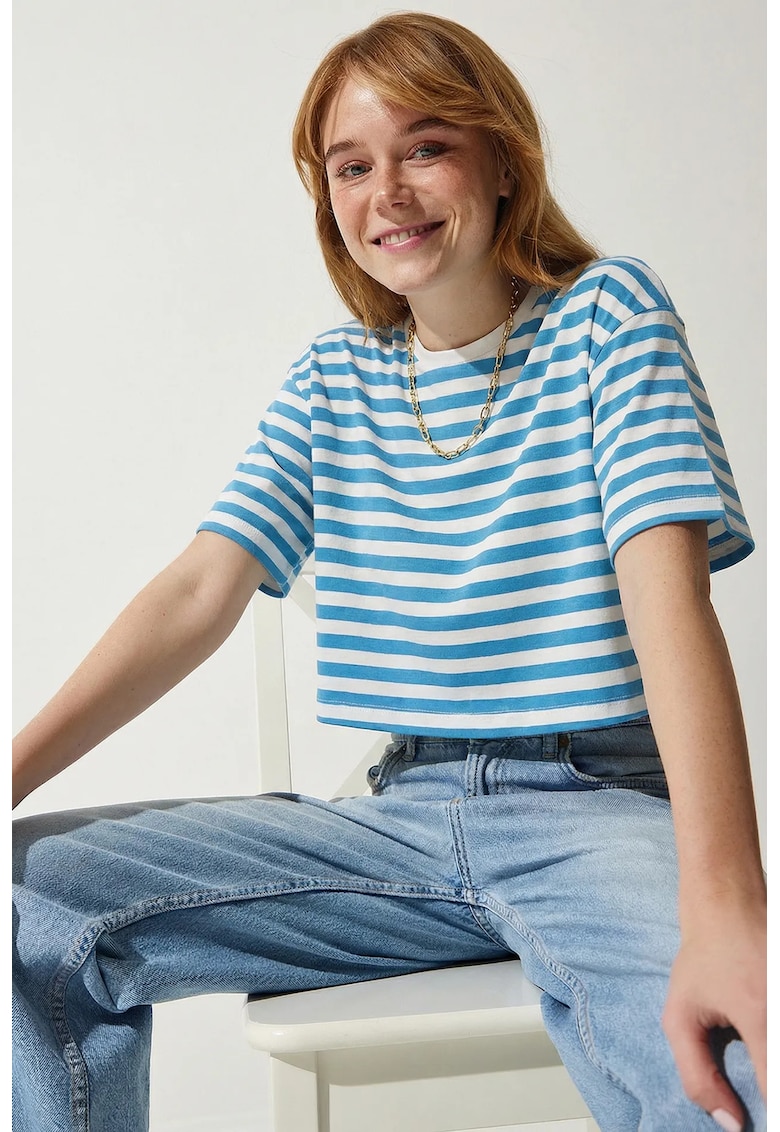 Tricou dama Happiness Istanbul - albastru -