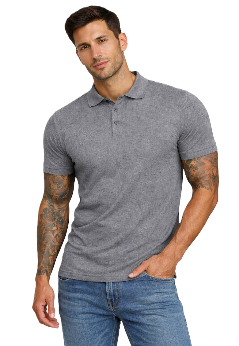 Tricou polo - Gri
