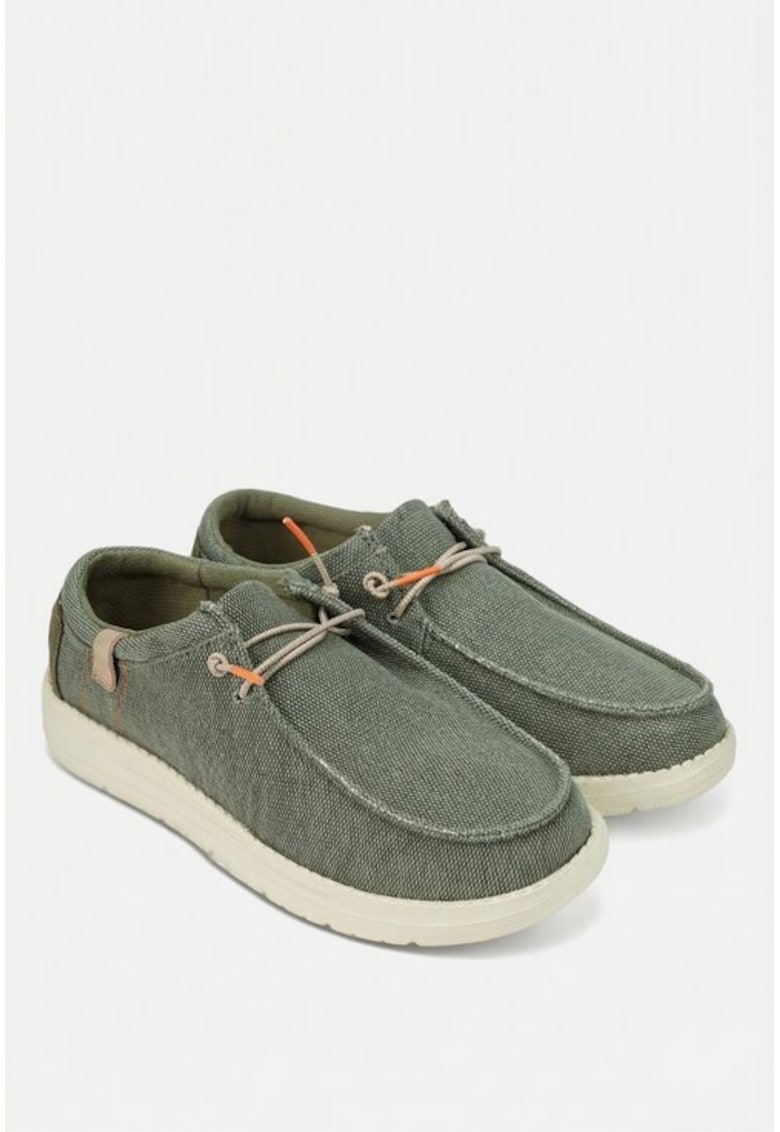 Pantofi barbati din material textil kaki