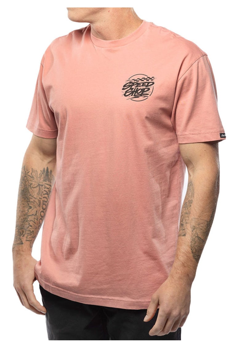 Tricou regular fit cu decolteu rotund