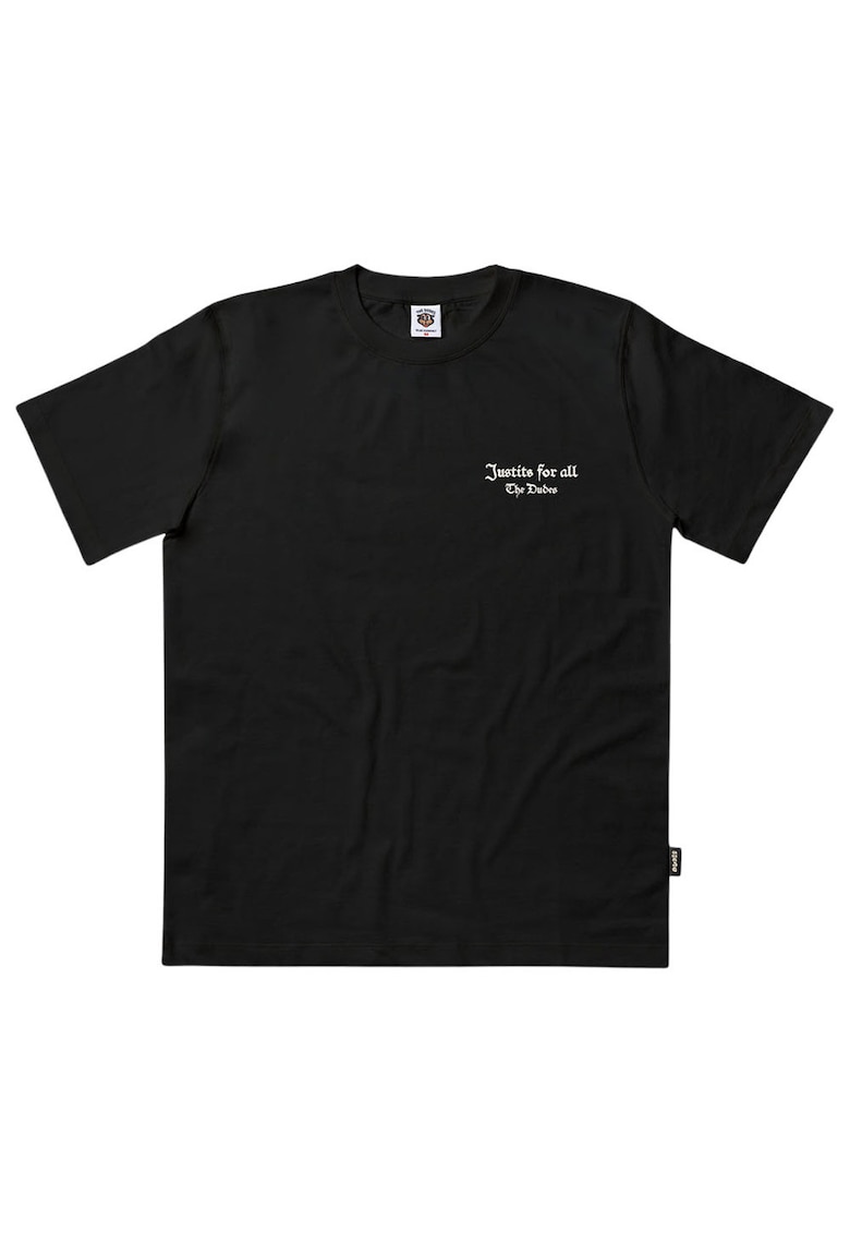 Tricou cu imprimeu stilizat pe spate