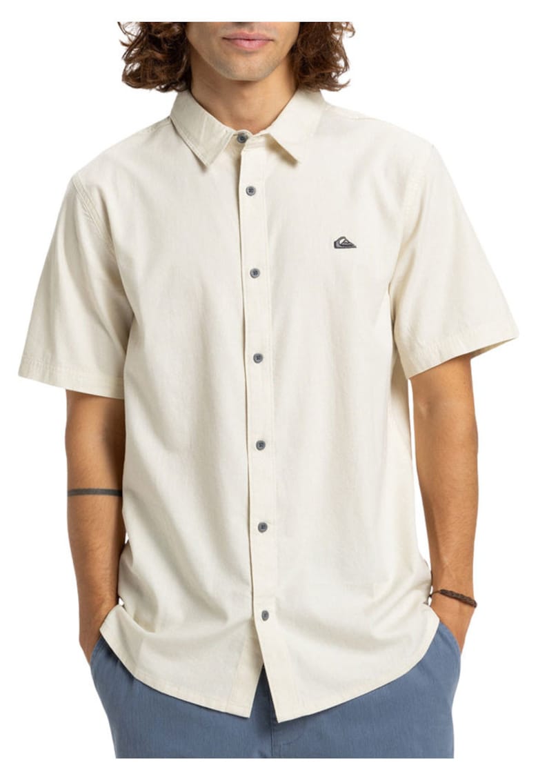 Camasa uni regular fit cu nasturi