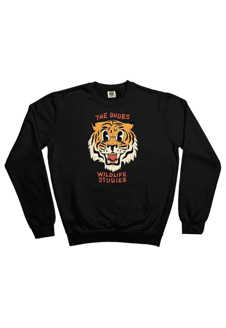 Bluza sport cu imprimeu grafic si text