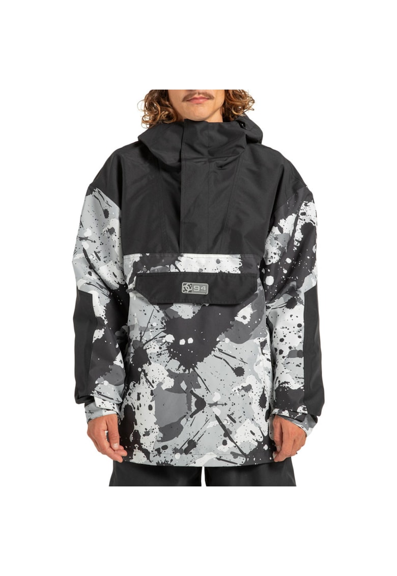 Geaca sport pentru barbati - Poliester - Gri/Negru -