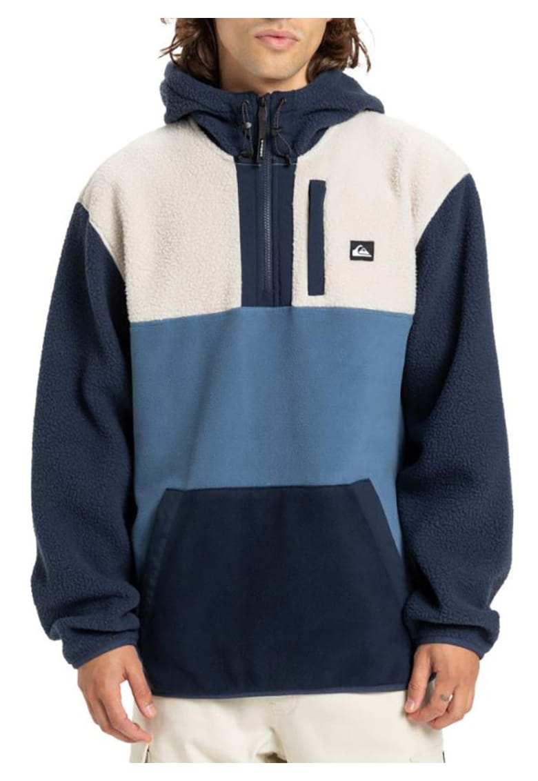 Hanorac de fleece cu design colorblock Ocean View