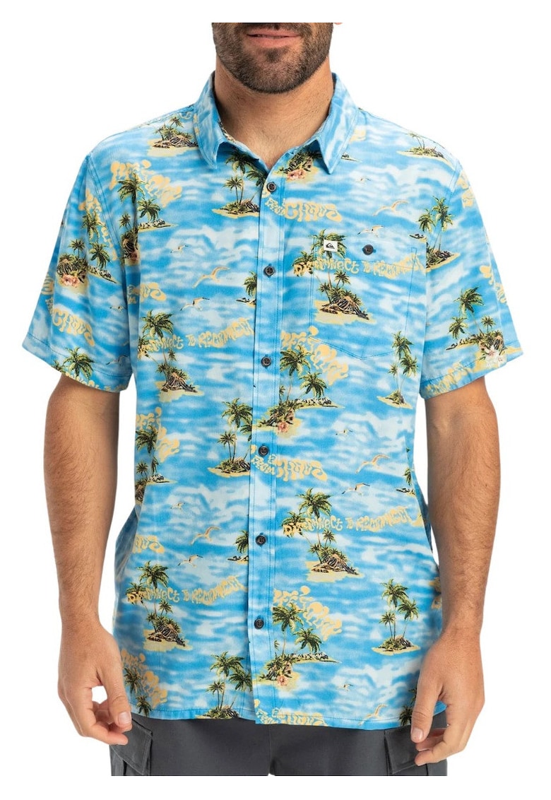 Camasa cu model tropical Safe Paradise