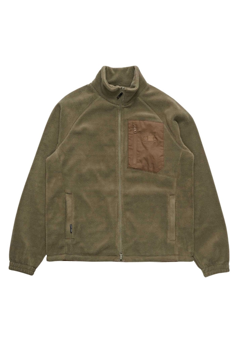 Jacheta din fleece cu maneci raglan