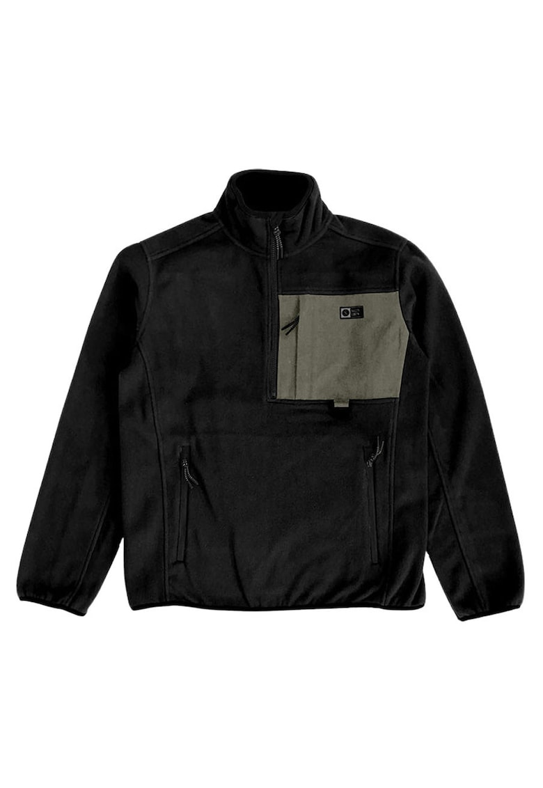 Bluza de trening din fleece cu guler inalt