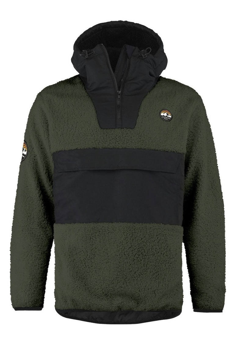 Hanorac tip fleece cu buzunar frontal