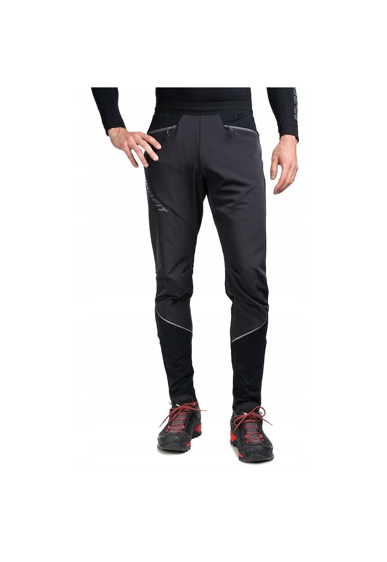 Pantaloni sport barbati trekking - negru