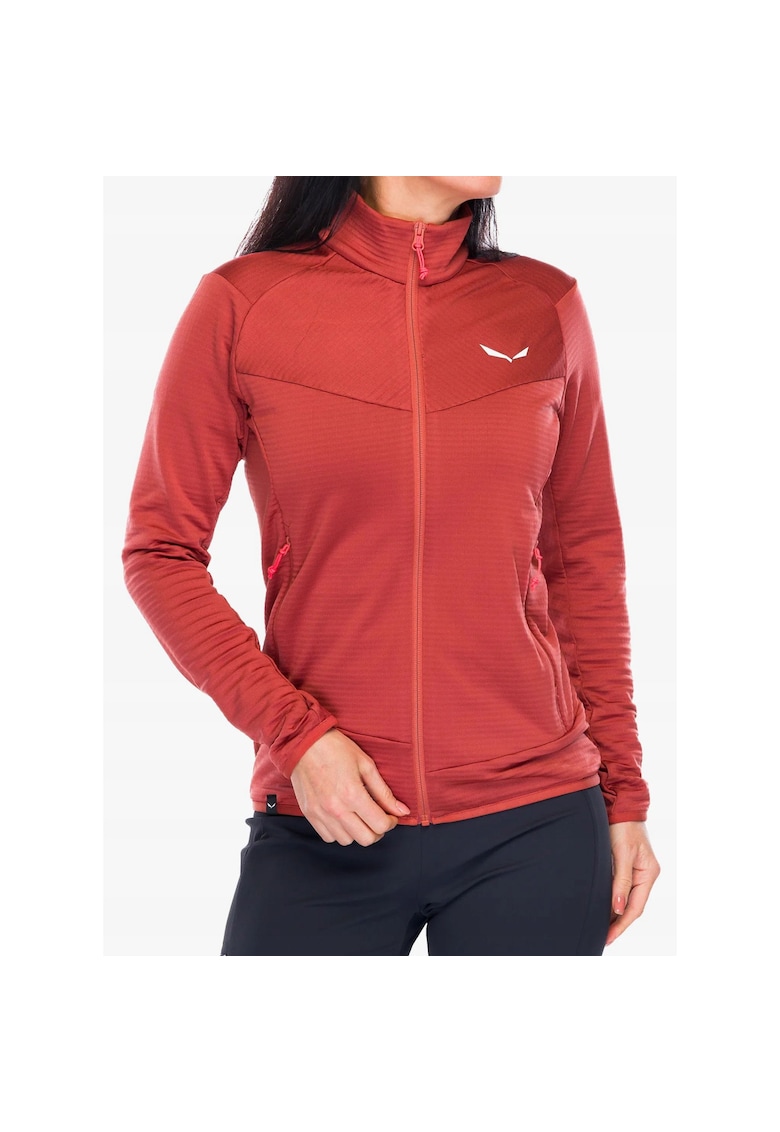 Jacheta sport dama - Rosu - Poliester/Elastan