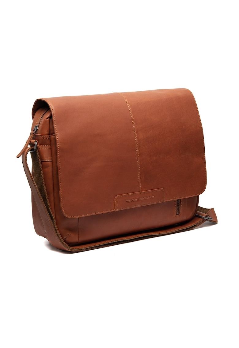 Geanta umar unisex piele naturala - 12.7 litri - Richard - - Coniac