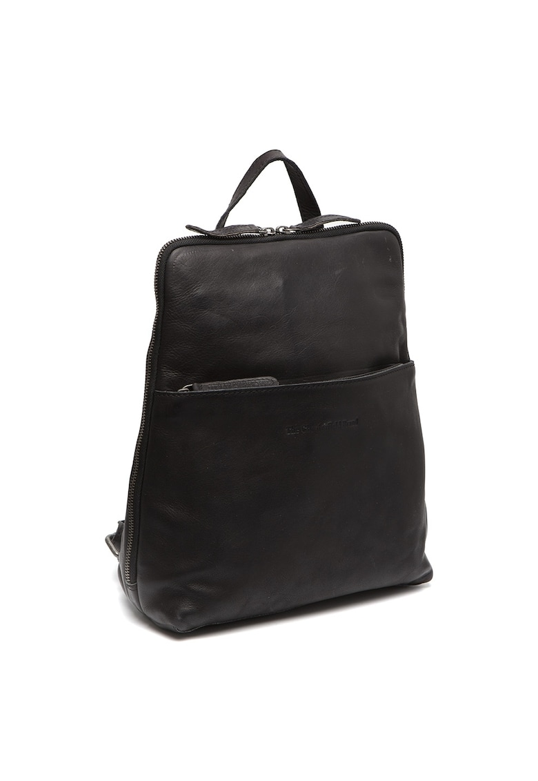 Rucsac unisex piele naturala - 9 litri - Bern - - Negru