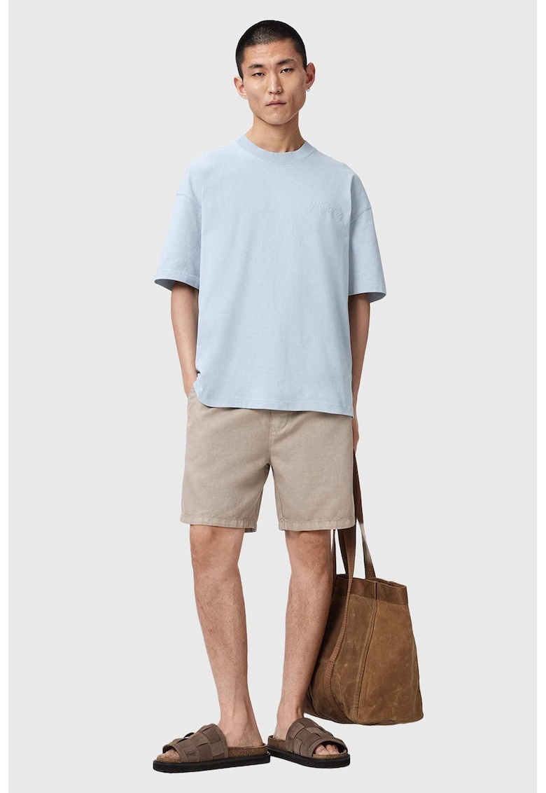 Tricou lejer cu imprimeu pe spate Odyssey - Albastru deschis