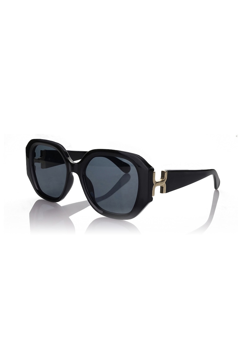 Ochelari de soare cu lentile patrate - Negru