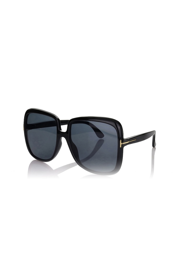 Ochelari de soare cu lentile patrate - Negru