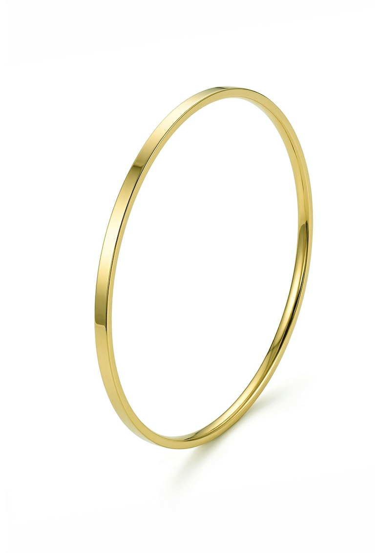 Bratara rigida din otel inoxidabil placata cu aur de 18K - Auriu