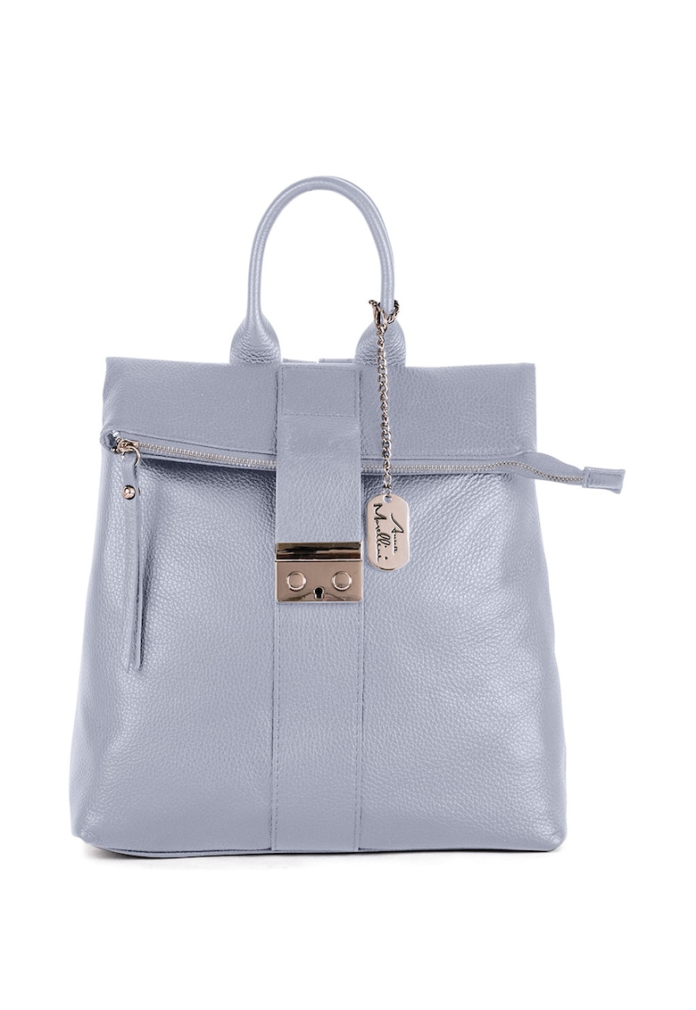 Rucsac de piele Azalea - Albastru stins