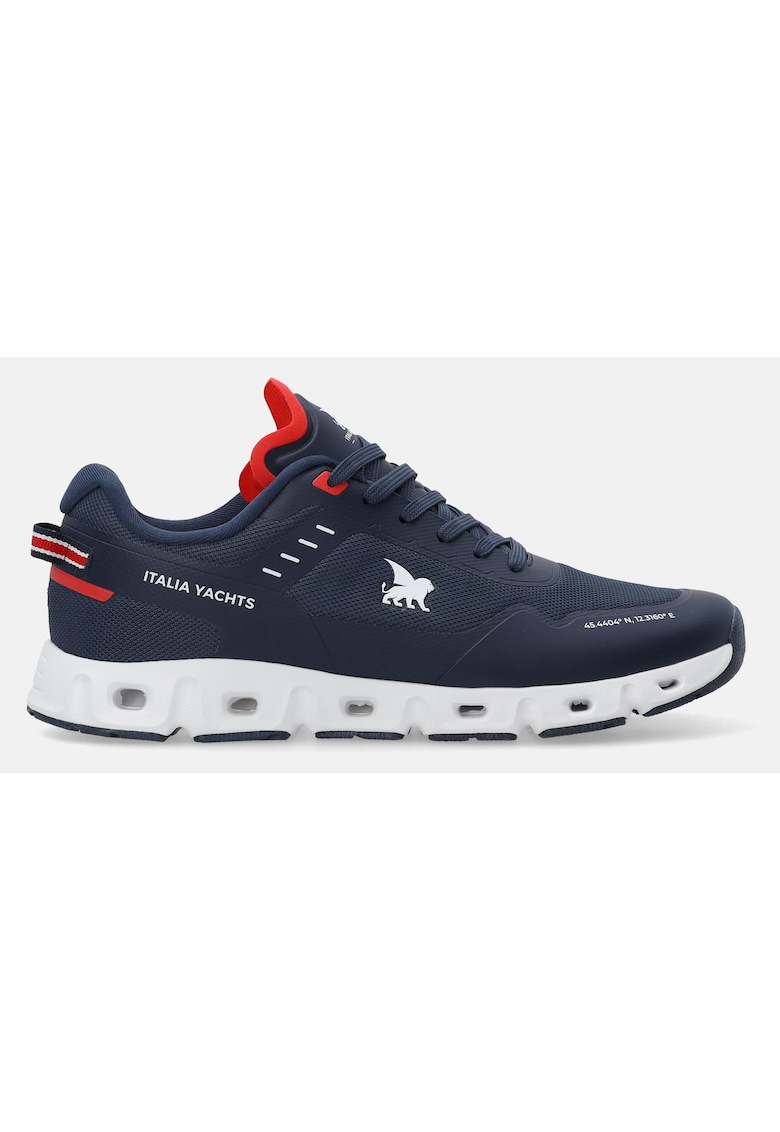 Pantofi sport cu detalii textile - Bleumarin - Bleumarin