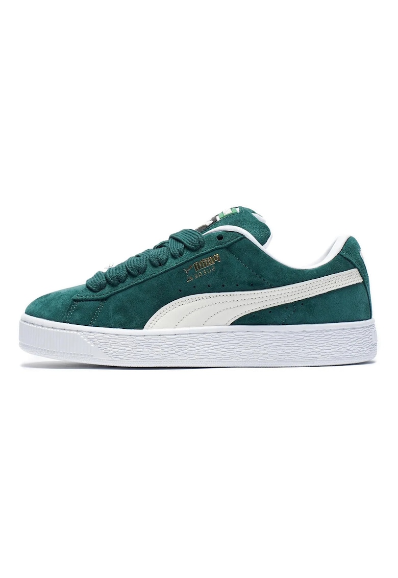 Pantofi sport barbati - Suede XL - piele intoarsa - verde - marime