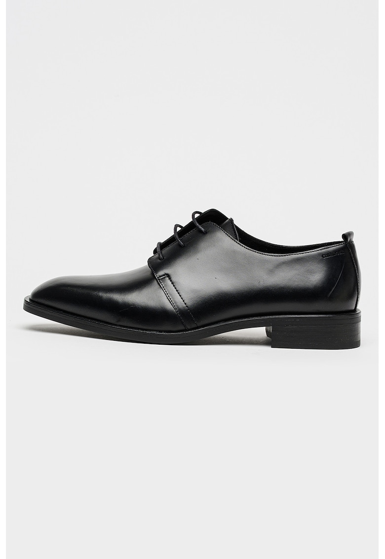 Pantofi derby de piele - Negru