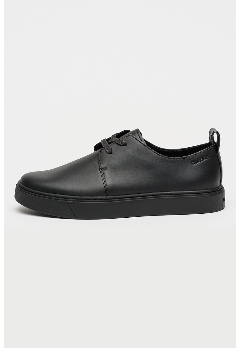 Pantofi casual de piele - Negru antracit