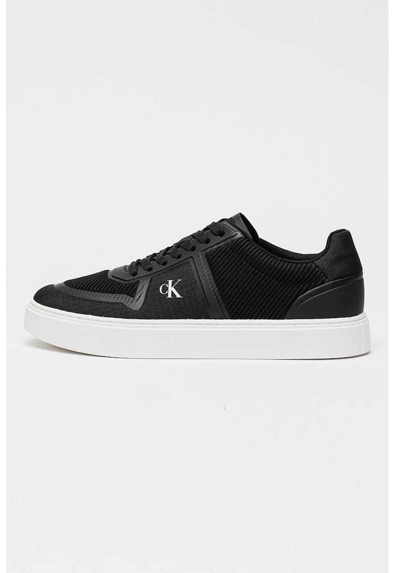 Pantofi sport low-cut din material textil Classic Cups - Negru