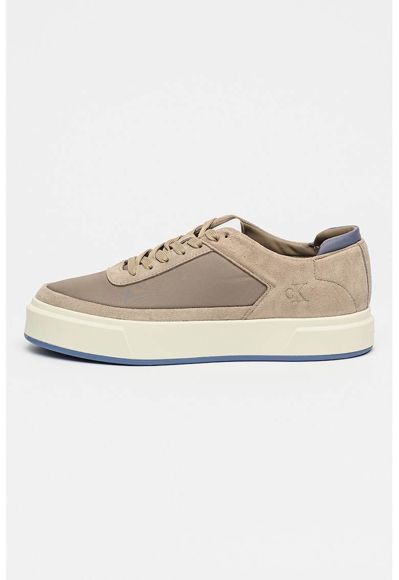 Pantofi sport low-cut din piele intoarsa Basket Cupsole - Maro camel