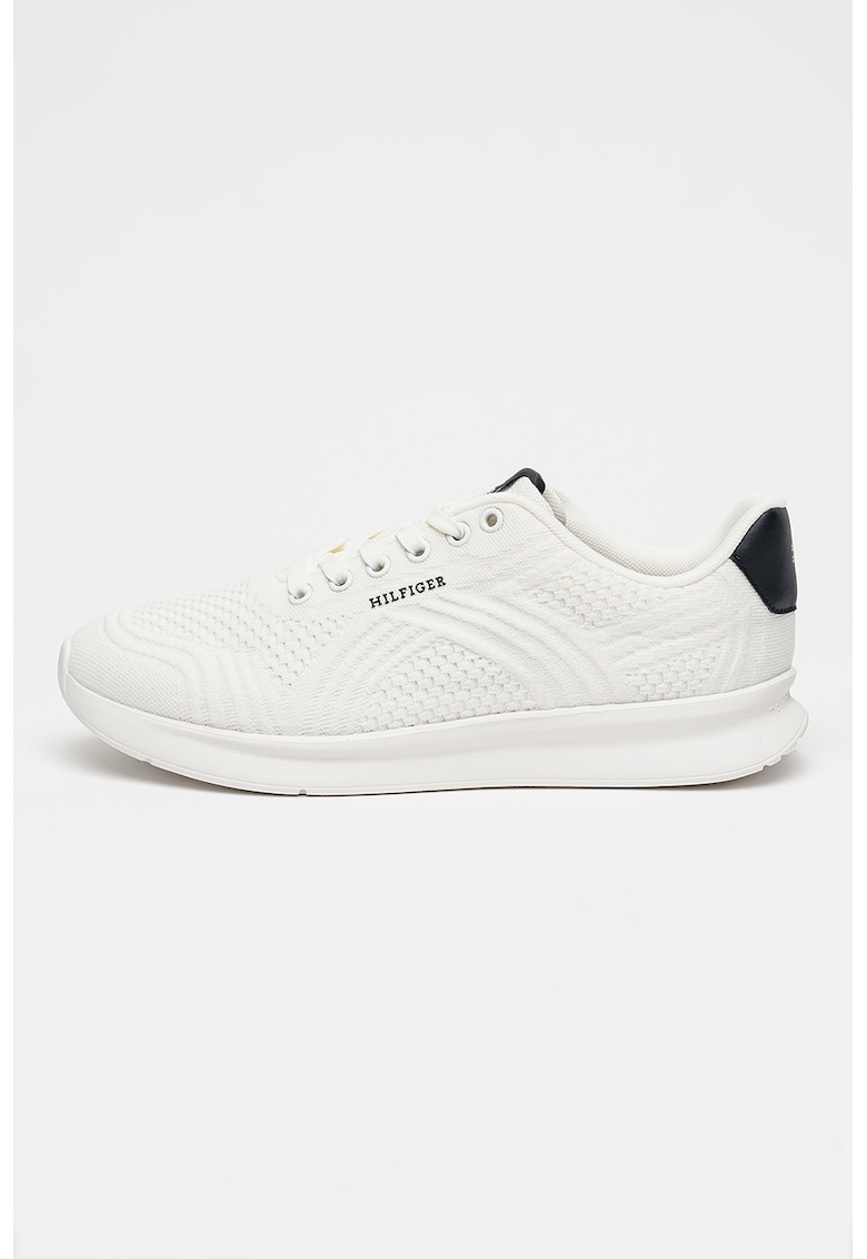 Pantofi sport Lightweight Runner din material textil cu aplicatie logo - Alb optic
