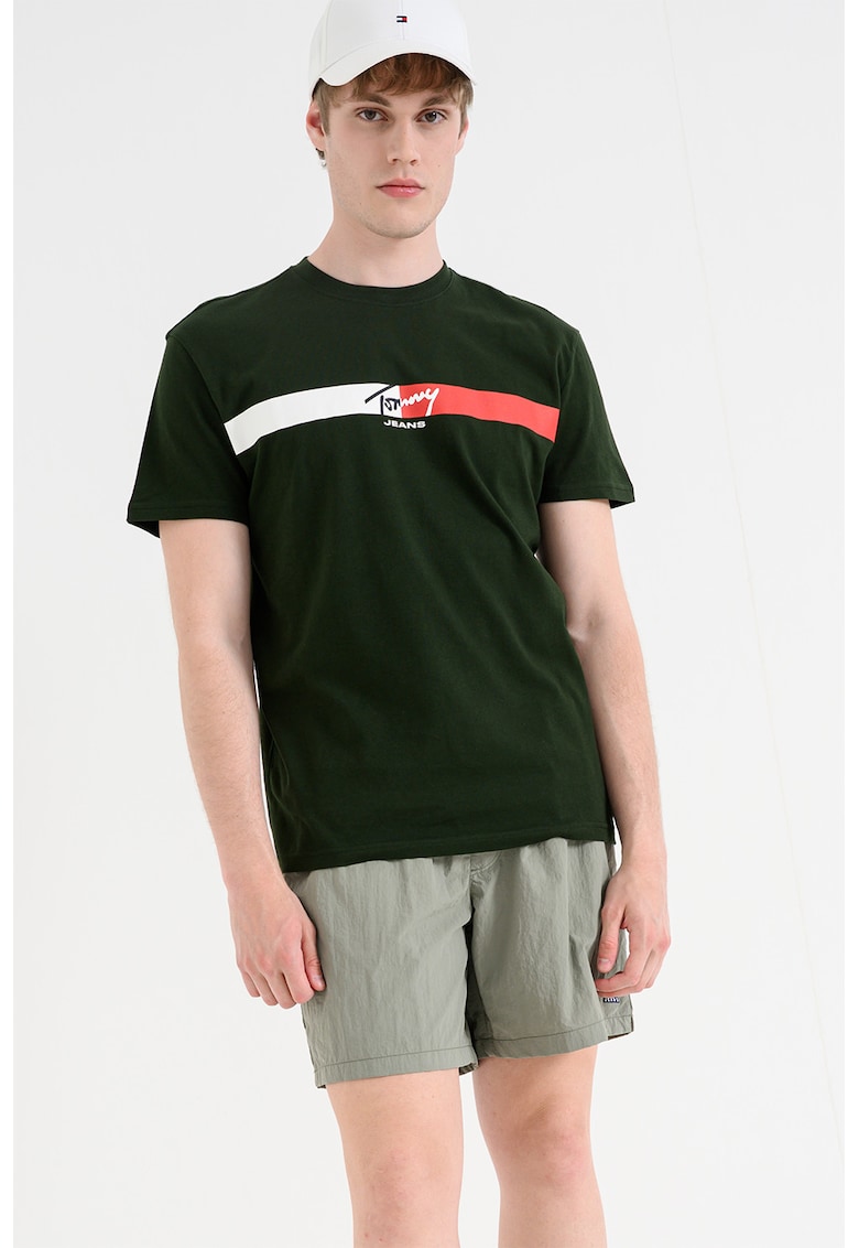 Pantaloni scurti regular fit cu buzunare - Verde masliniu pal