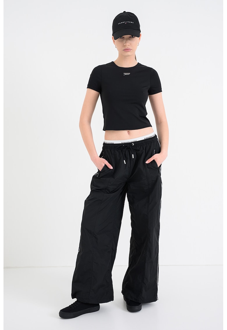 Pantaloni de trening relaxed fit - Negru carbon
