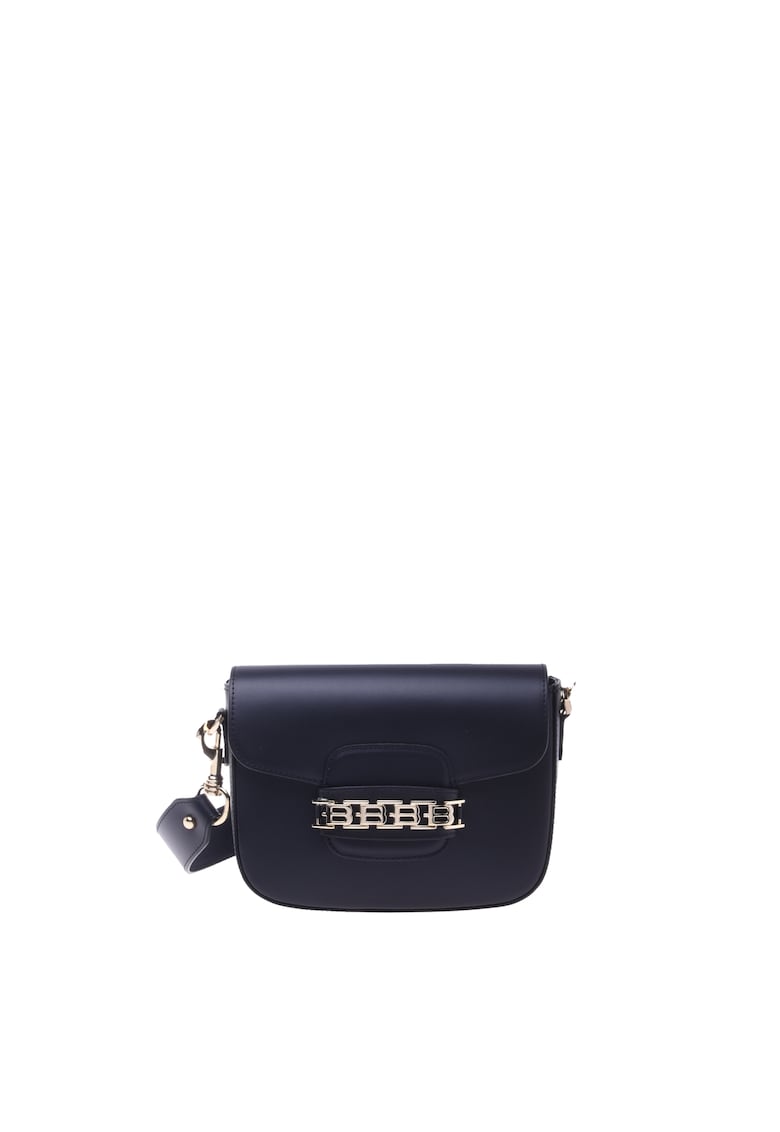 Geanta crossbody cu bareta detasabila - Negru - 18x22x7