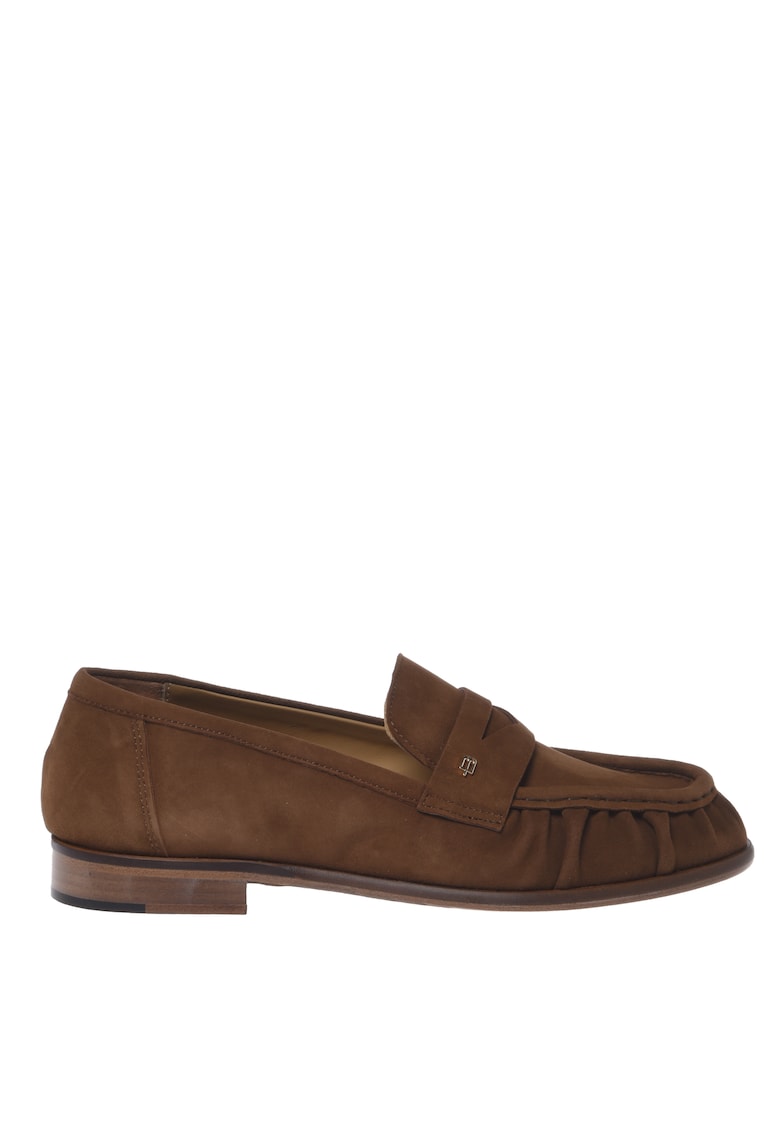 Pantofi loafer din piele - Maro