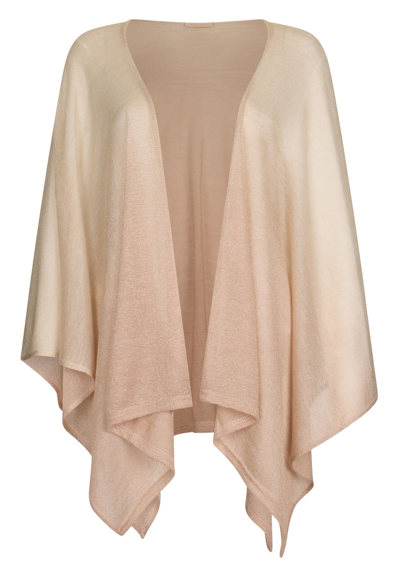 Poncho asimetric - Bej
