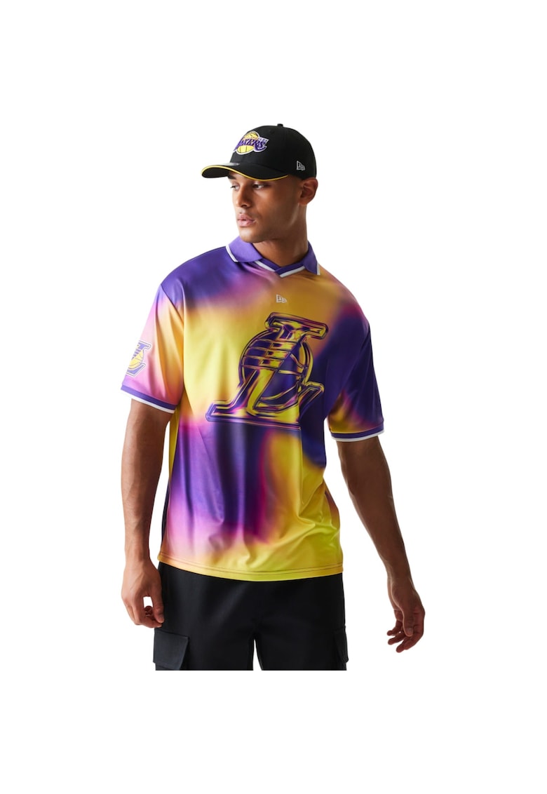 Tricou NBA AOP LA Lakers 55935 - Violet