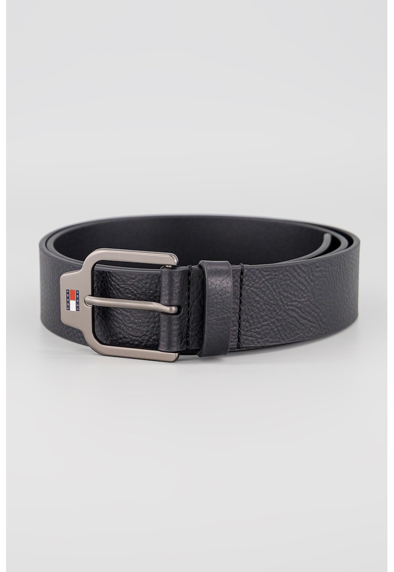 Curea din piele Scanton - Negru stins