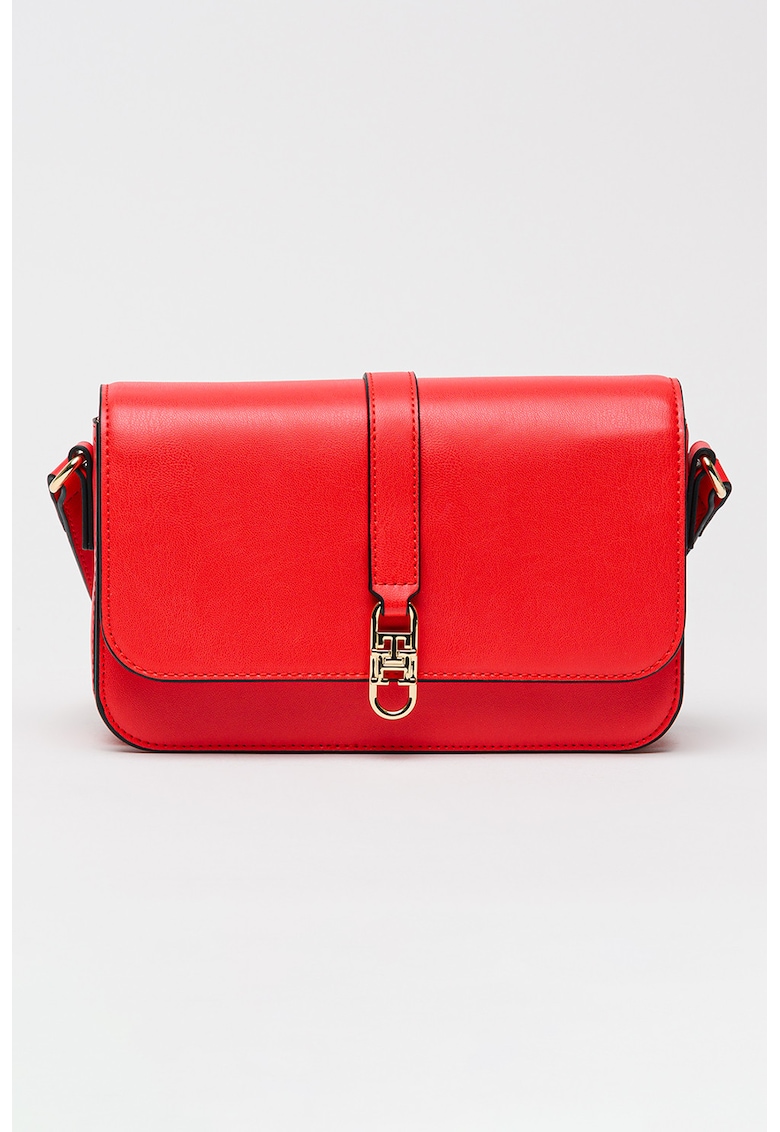 Geanta crossbody din piele ecologica Libre - Rosu vermillion