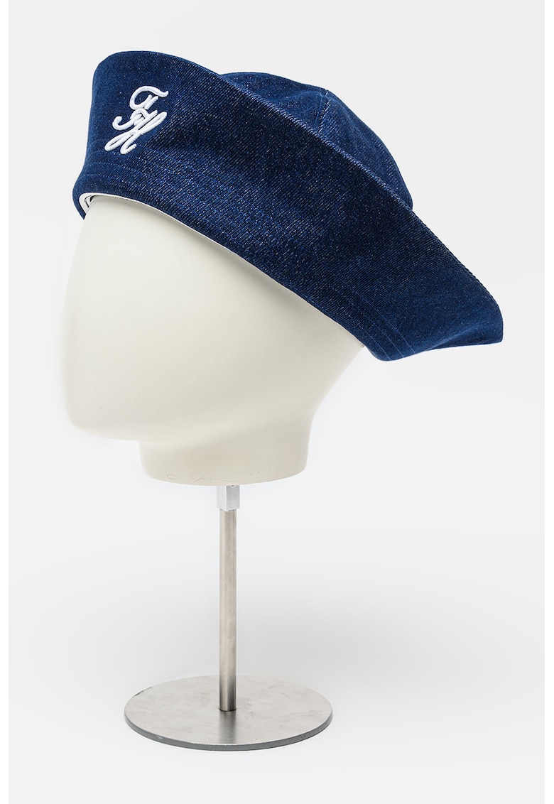 Palarie bucket cu logo brodat - Albastru inchis