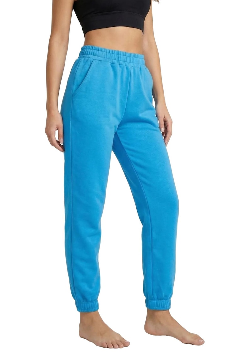 Pantaloni dama albastru - 90% bumbac