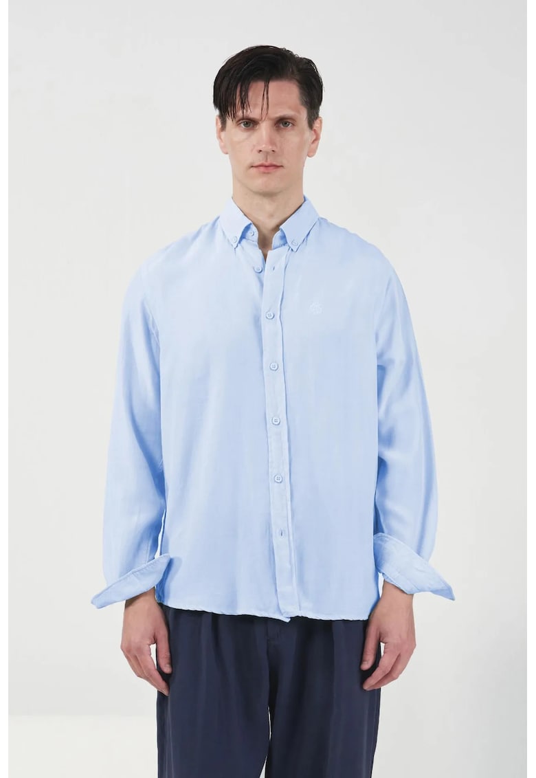 Camasa barbati - regular fit - albastru deschis - Tencel