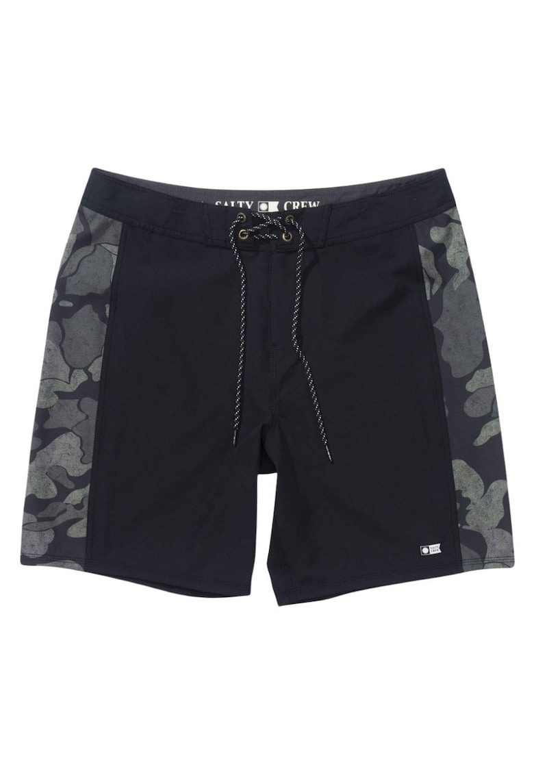 Pantaloni scurti de baie cu detaliu camuflaj