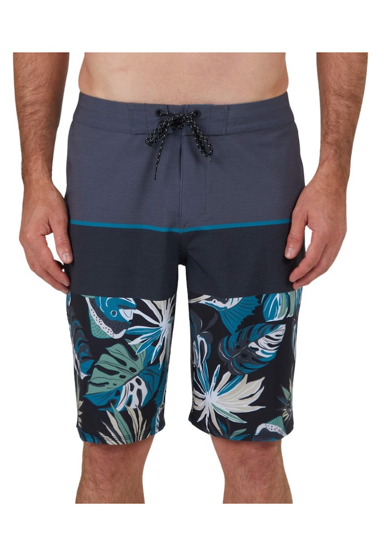 Pantaloni scurti de baie cu model Stacked