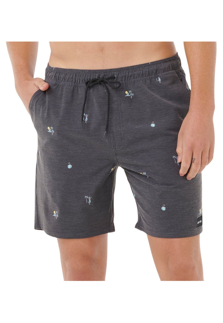 Pantaloni de baie cu imprimeu - Gri