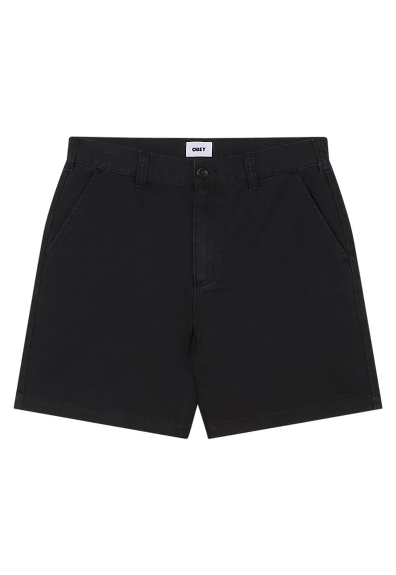Pantaloni scurti cu nasture si fermoar