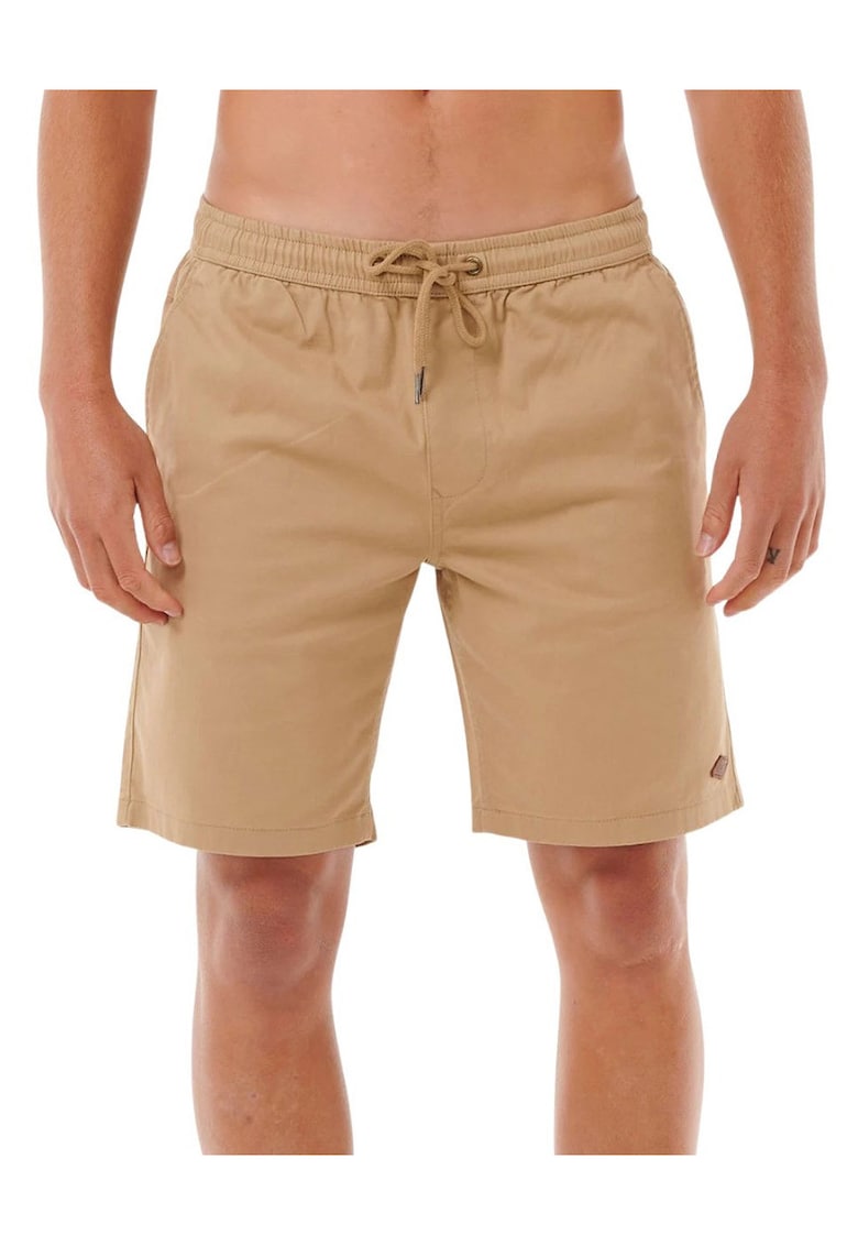 Pantaloni scurți casual din bumbac - Maro